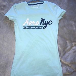 Light Blue Aeropostale Tee - XSmall